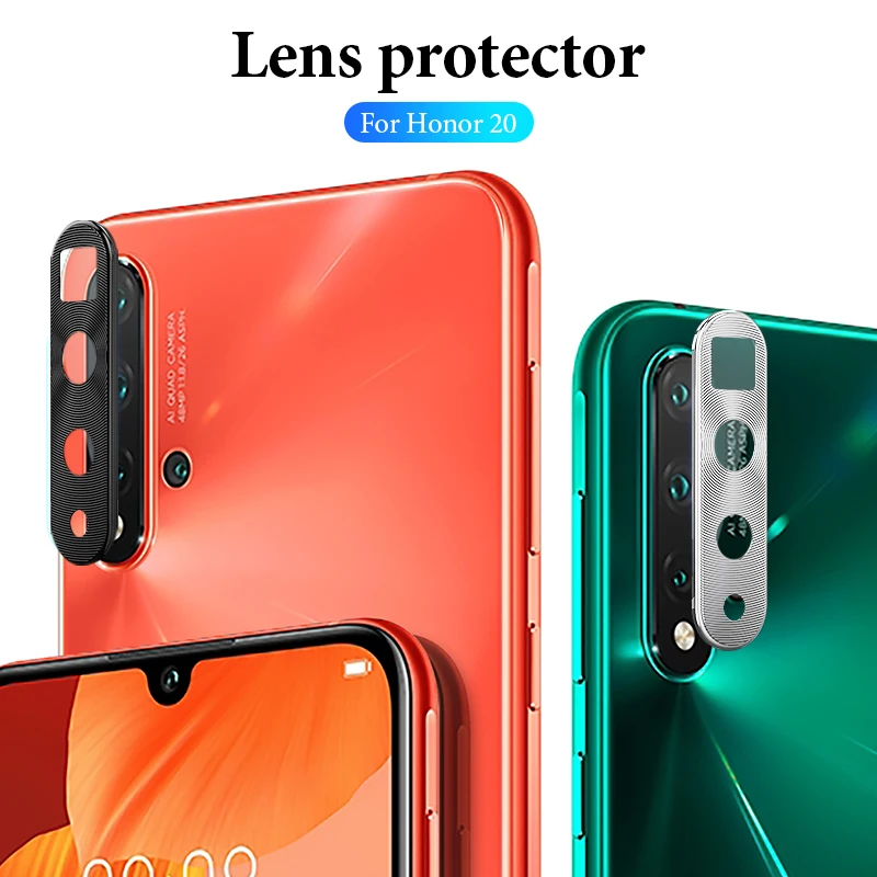 Задняя крышка для камеры Huawei Nova 4 4e защитная объектива с кольцом Honor 20 Pro