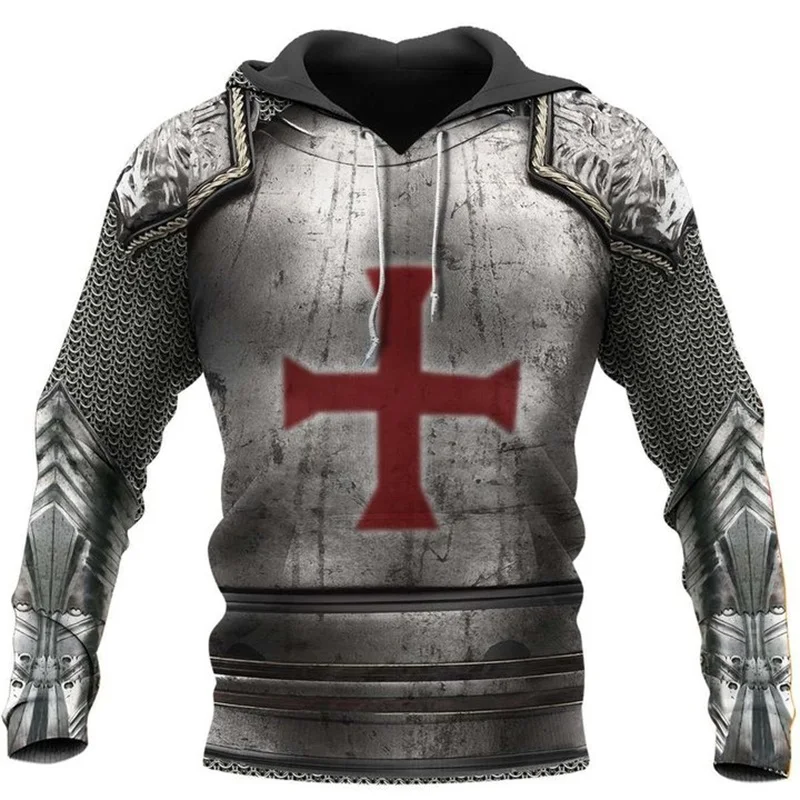 

Knights Templar 3D Print Hoodies cavalier Men Harajuku Fashion Hooded Sweatshirt Autumn Hoody Casual hoodie sudadera hombre