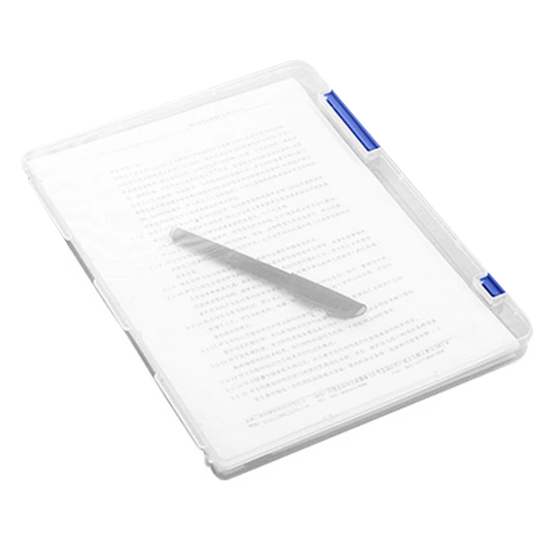 Ящик для хранения прозрачный Пластик документ чехол Портативный Бумага