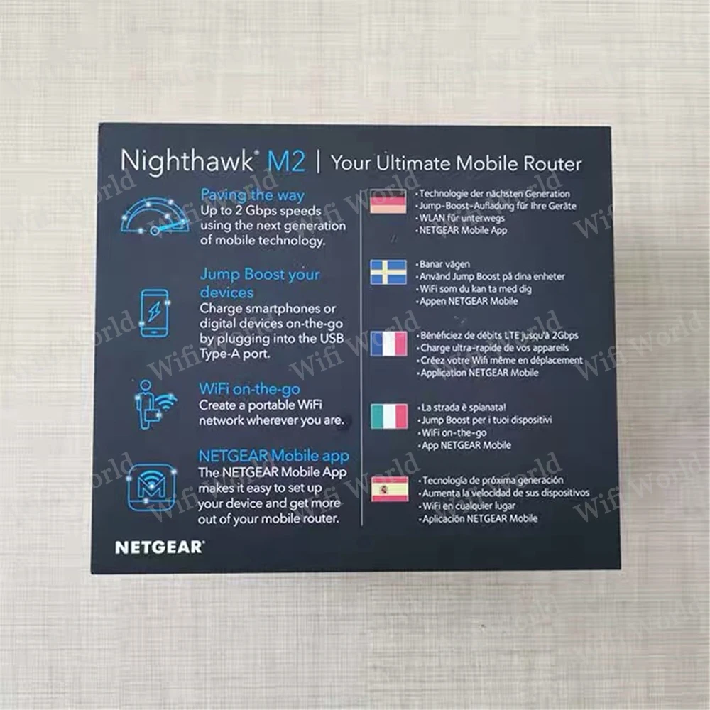 Разблокированный Netgear Nighthawk M2 MR2100 cat20 4GX гигабит 4G 2 Гбит/с 5CA мобильный 2000 Мбит/с Wi-Fi точка доступа