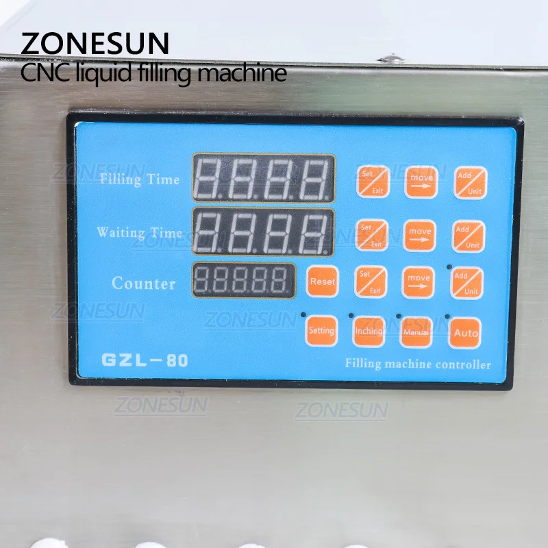 Электрический насос ZONESUN с цифровым управлением 8 головок разливочная машина для