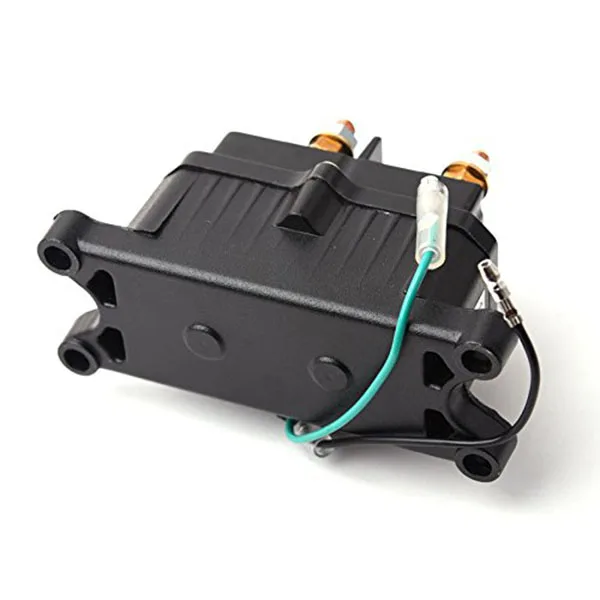 12V Solenoid Relay Contactor &amp Winch Rocker Thumb Switch Combo For Atv Utv |