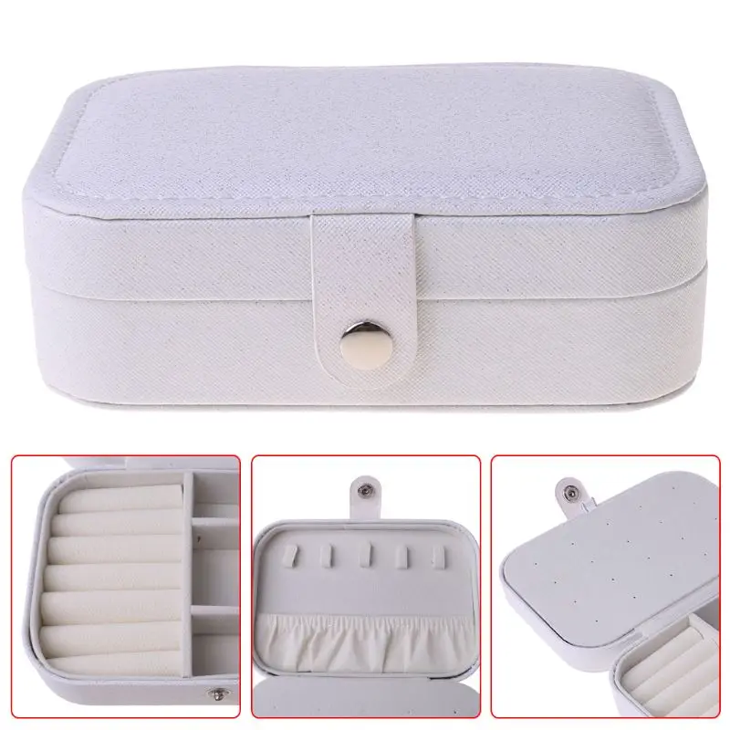 

Fashion Women Jewelry Case Simple Trend Earrings Bracelet Ring Storage Box