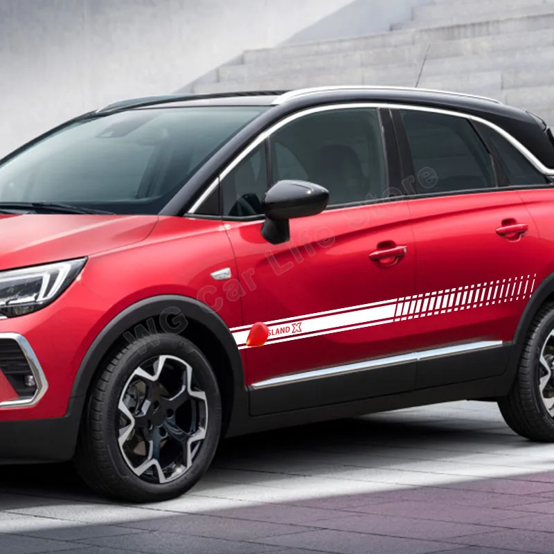 

2 шт., самоклеящиеся полоски для автомобилей Opel Crossland X
