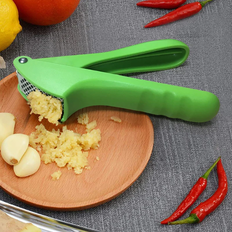 Кухонный инструмент пресс для чеснока измельчитель портативная длинная ручка