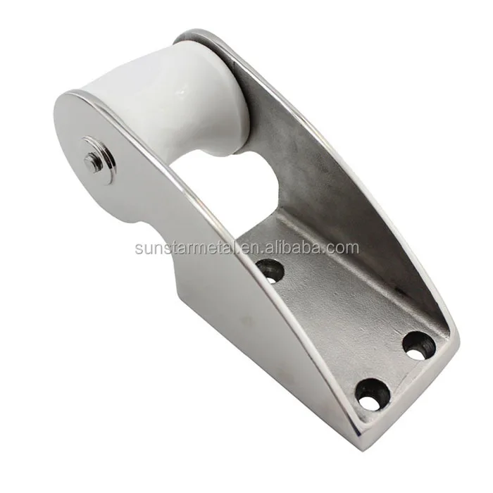

Stainless Steel Boat Bow Anchor Rubber Roller Fixed Marine Yacht Docking marine hardware