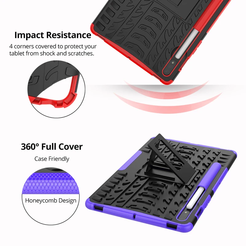 

Case for Samsung Galaxy Tab S7 11 2020 T870 T875 SM-T870 SM-T875 Tablet Case with S Pen Holder Heavy Duty Shockproof Stand Cover