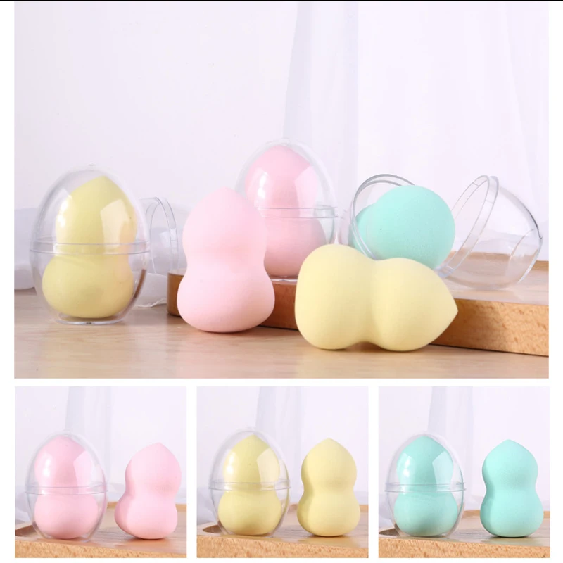 YALIAO пакетированная Тыква Форма Косметическая пуховка блендер основа гладкая