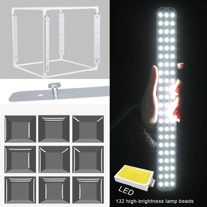 Lightbox коробка для фотографий настольная съемка складной студийный фото