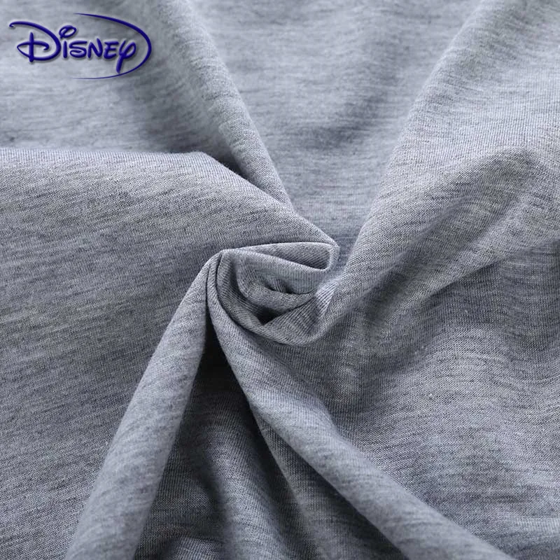 Повседневные хлопковые футболки для мальчиков и девочек с изображением Диснея