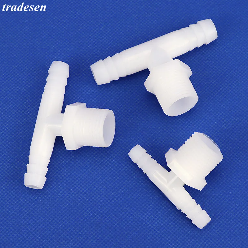 G1/2 To 6~12mm PE Hose Pagoda Connector Aquarium Garden Silicone Tube 3-Way Joints Irrigation Drip Water Pipe Fittings | Дом и сад