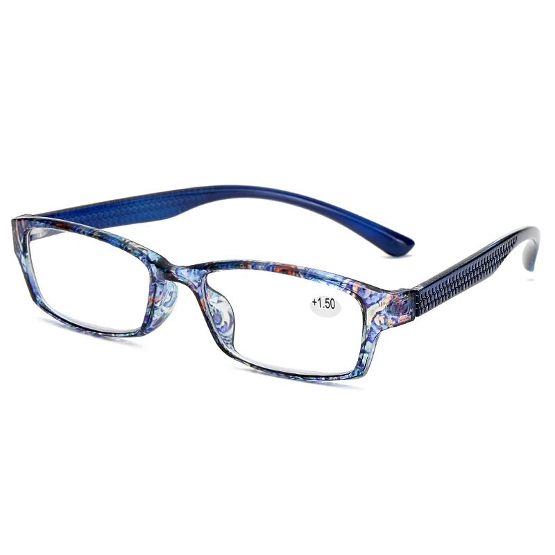 Vintage Floral Frame Reading Glasses Men's Women's Brand Design Rectangular Glasses Presbyopic Glasses Diopter Magnifying Glass