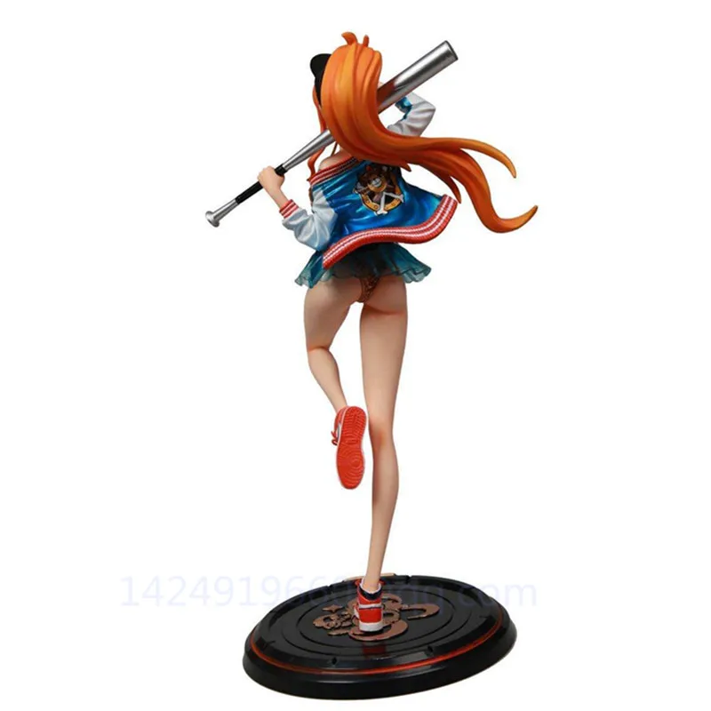 32 см аниме ONE PIECE Nami Play Бейсбол вор Кот модный тренд Рождественский подарок ПВХ