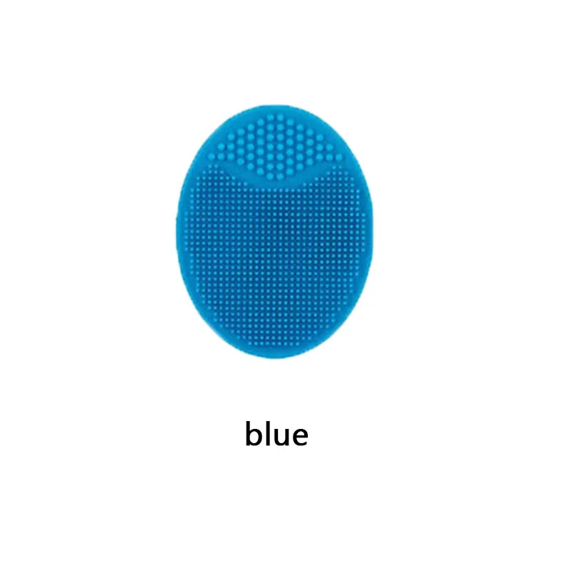 blue 1pcs 3 шт. Очищающая щетка для лица силиконовый для мойки подушечка отшелушивающий для лица инструмент для красоты черных точек - Цвет: blue 1pcs