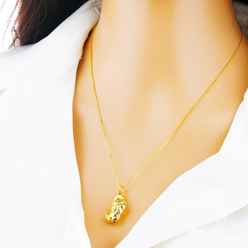 OMHXFC Wholesale European Fashion Woman Man Unisex Party Birthday Wedding Gift Vintage Toad 18KT Real Gold Charm Pendant PN27 | Украшения и