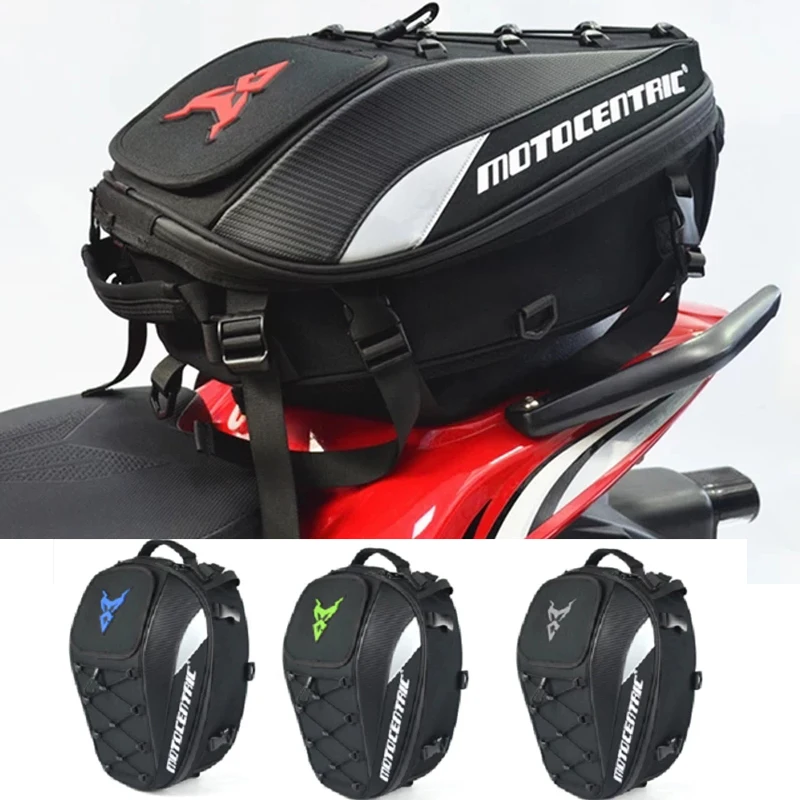 

MOTOCENTRIC Motorcycle Bag Waterproof Mochila Moto Helmet Back Seat Bag Motorcycle Backpack Multi-functional Travel Luggage Bag
