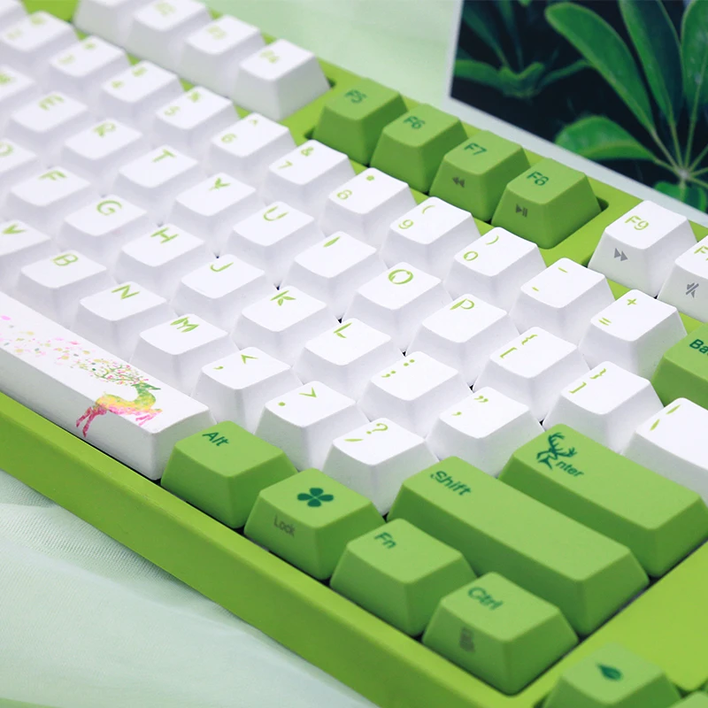 Varmilo MA87 Forest Elf mechanical keyboard wired static capacitance axis V2 white backlit computer gaming keyboard