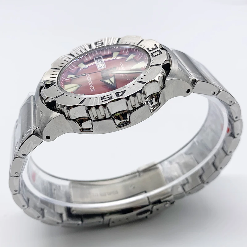 Цена Мужские Водонепроницаемые механические часы с автоподвижным механизмом, 200 м