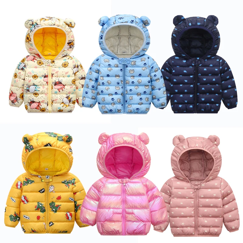 

Infant Jackets Winter Newborn Baby Girls Jackets For Baby Coat Kids Cotton Warm Hooded Outerwear For Baby Boys Clothes