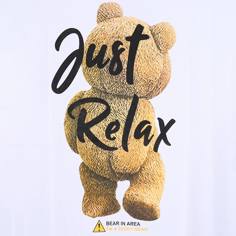 Футболка marcelo barrett с принтом только Тедди Мужская футболка коротким рукавом