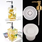 Парфюмерная форма баночка, силиконовая форма для рукоделия, прозрачная эпоксидная смола, украшение для дома, дезинфицирующее средство для рук в бутылке