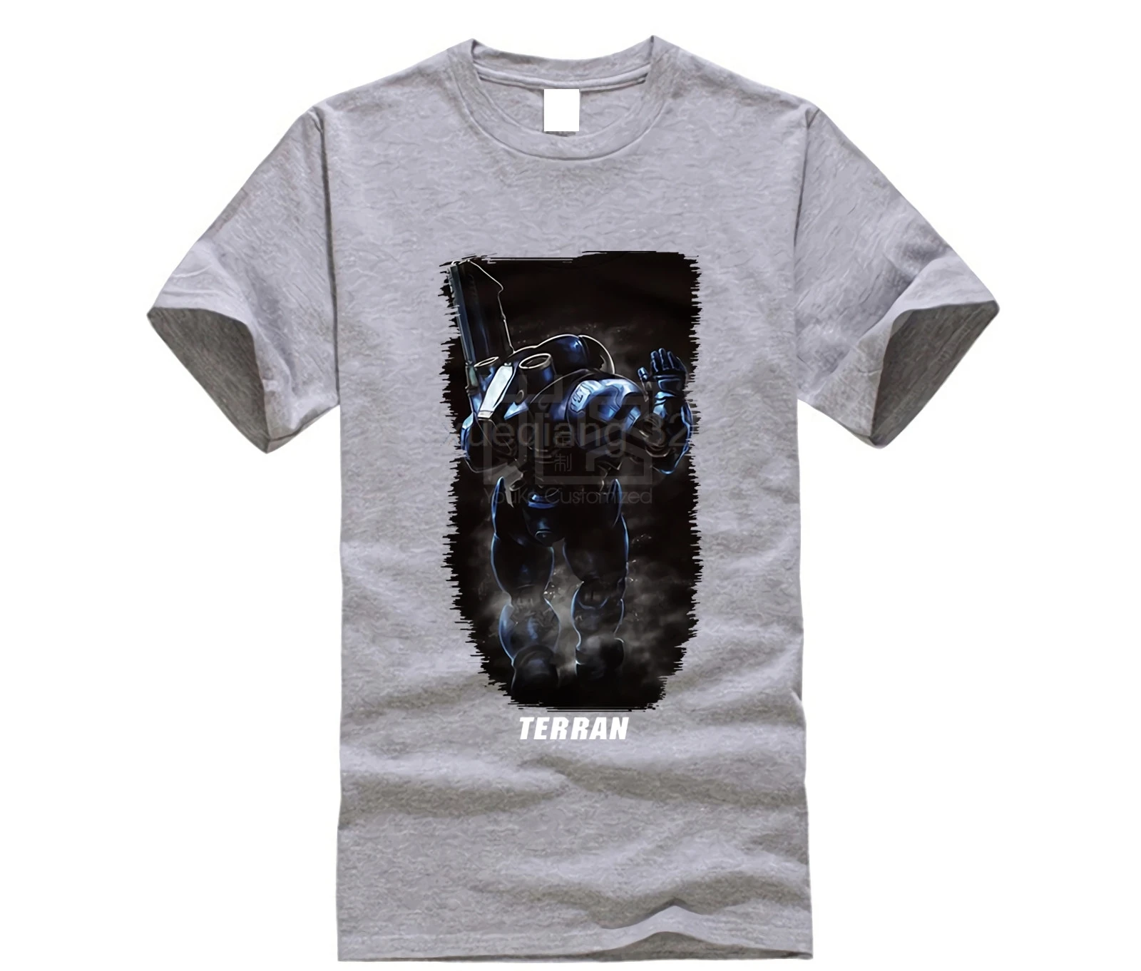 TEE7 Game Star Cotton T shirt Protoss Zerg Terran Short sleeve O neck shirts Mens футболка|Мужские футболки| |