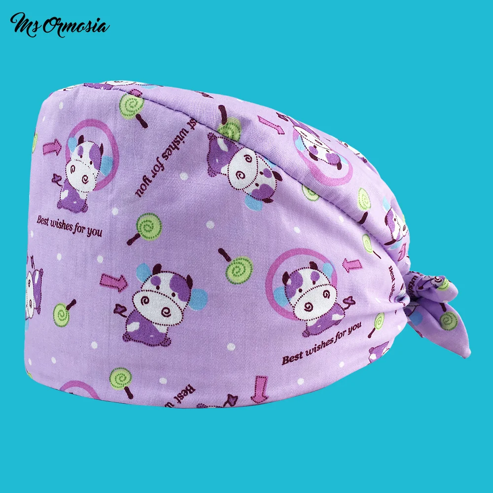 

Высокое качество хлопковые носки унисекс в больнице на каждый день, с капюшоном, с изображением печати Доктор хирургическая шапочка для сал...