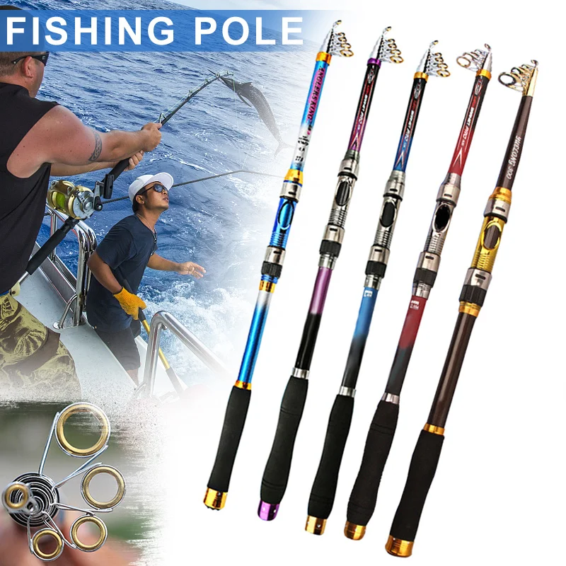 Новая удочка гладкое направляемое кольцо телескопическая портативная
