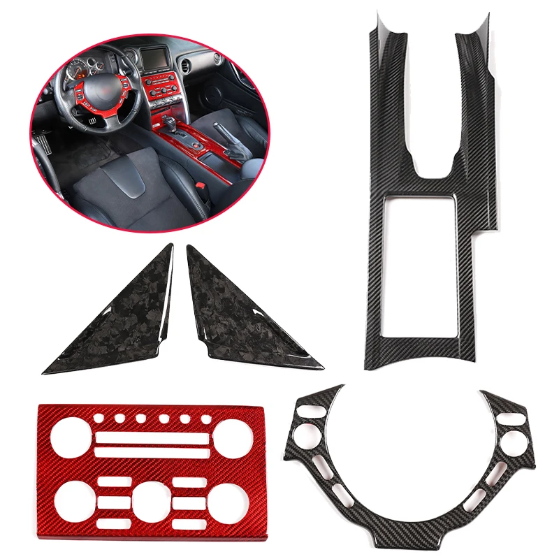 Стикер A-pillar для Nissan GTR R35 2008-2016 внутренняя Центральная панель управления из
