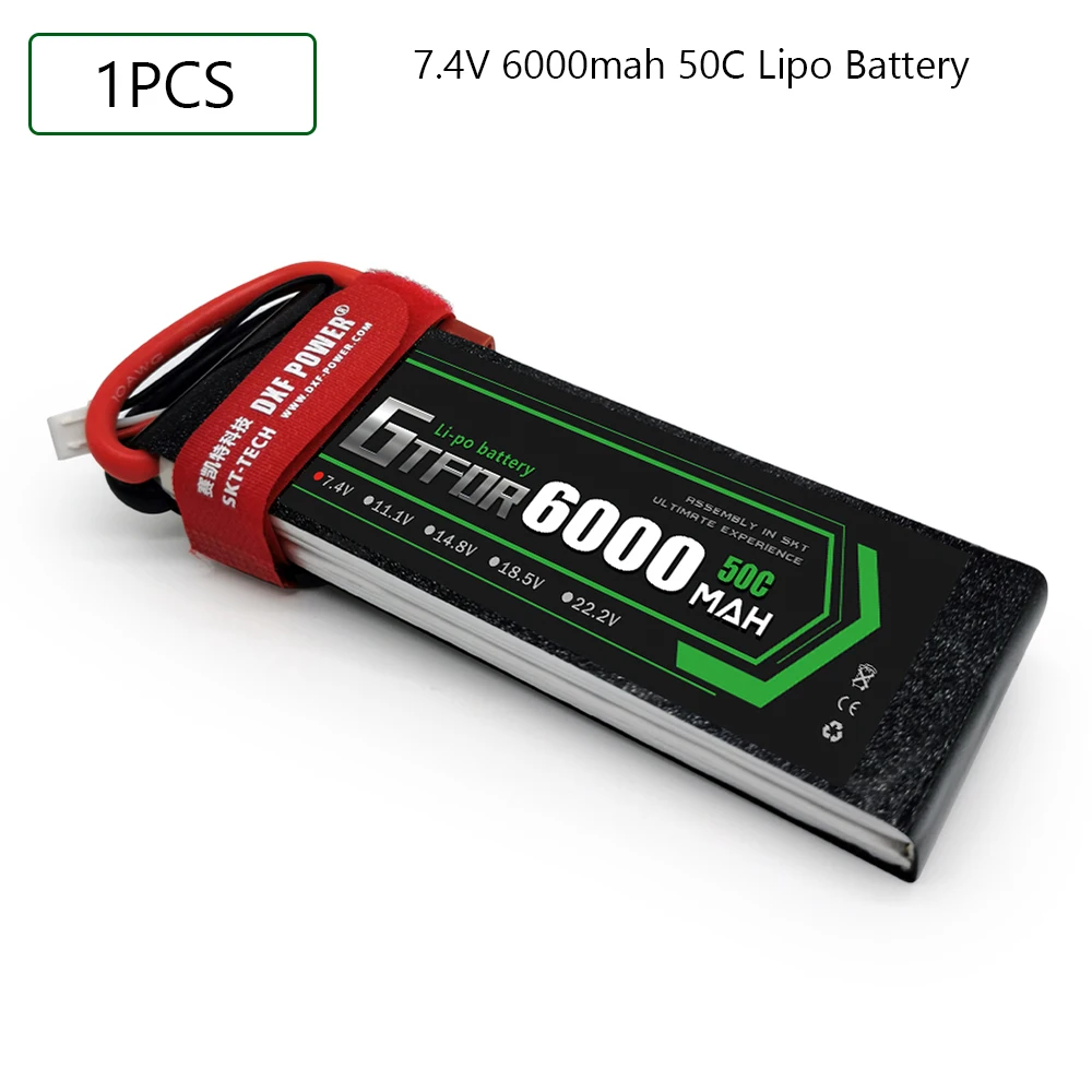 GTFDR 2S 7 4 V 6000mah 50C-100C Lipo батарея XT60 T Deans XT90 EC5 для FPV дрона самолета автомобиля