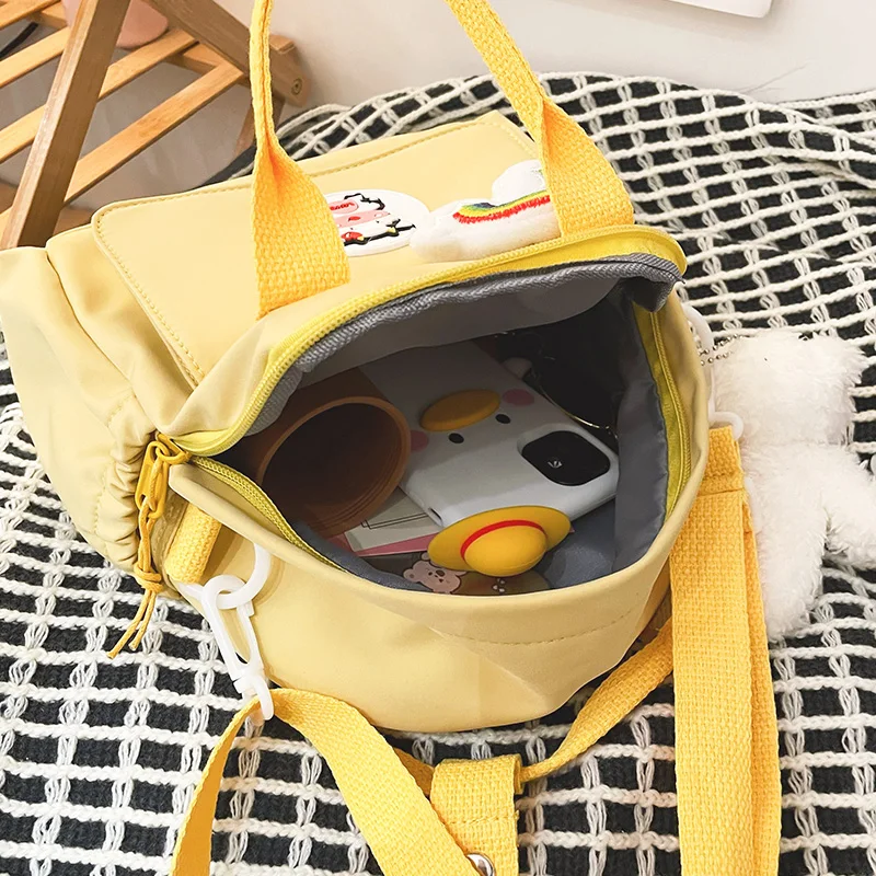 

Fashion small nylon backpack women Mini Anti-theft Children's School Bag Kawaii girl school backpack female Cute mochilas New