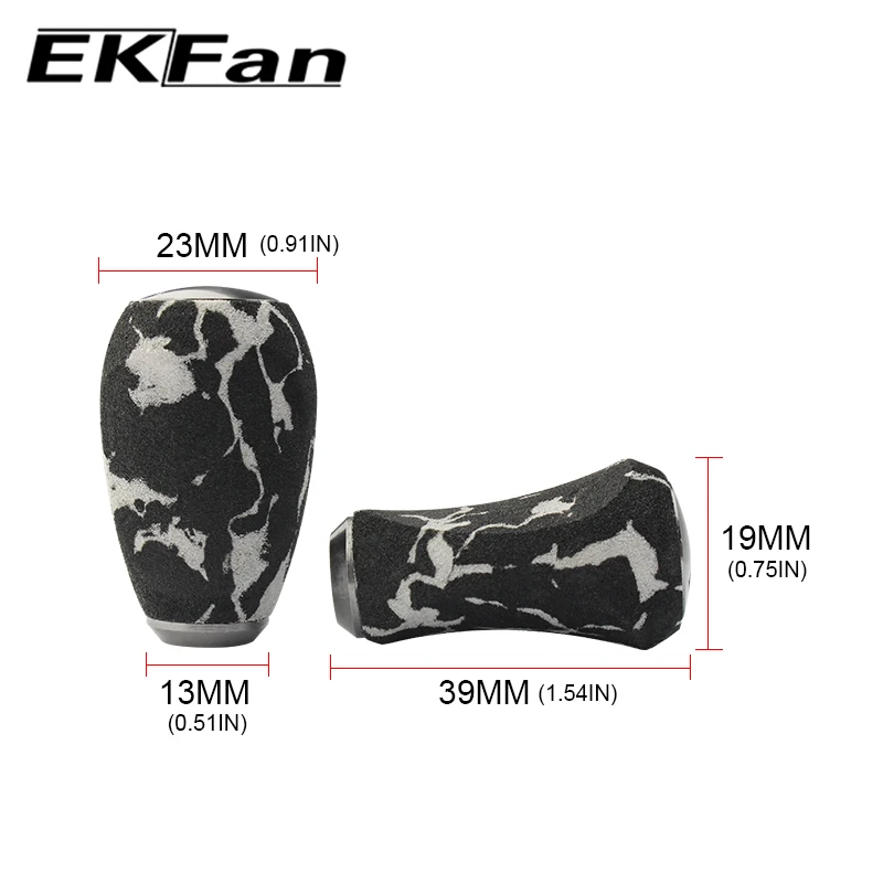 EKFan 2 шт. камуфляжная рыболовная ручка из ЭВА для заброса приманки Спиннинг