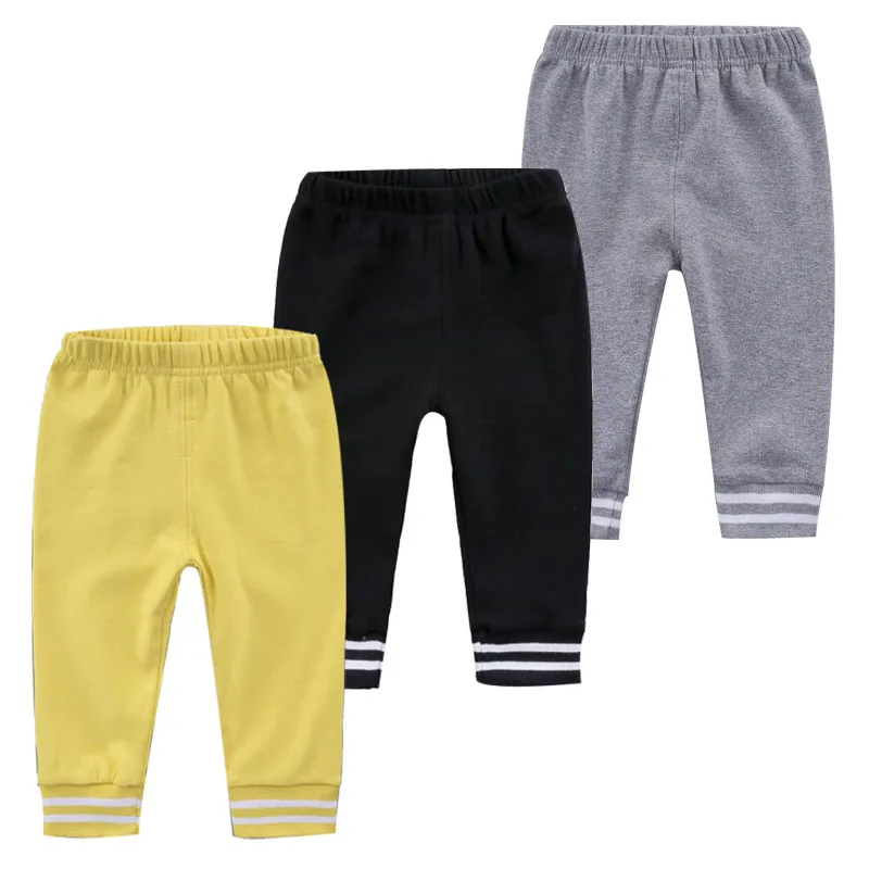 

Новинка Весна 2021, Длинные Стильные брюки для маленьких мальчиков, однотонные хлопковые мягкие брюки, эластичные брюки, уличные повседневны...