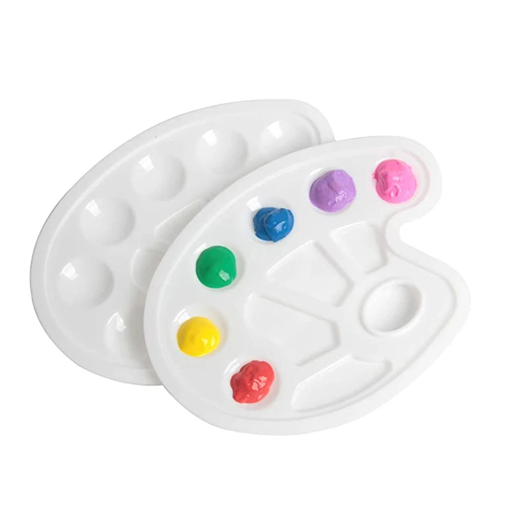 6 шт Экономия пространства профессиональный Палитра моющиеся с вырезом для