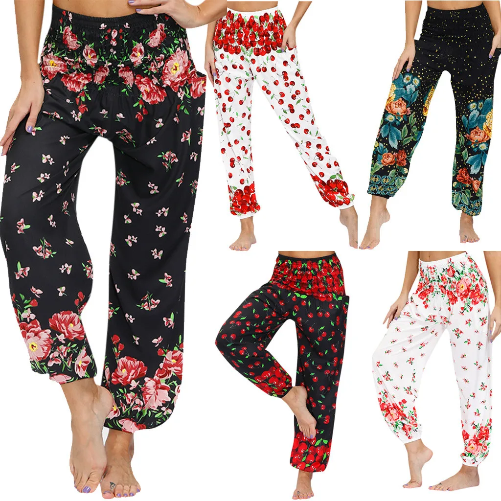 Брюки-султанки женские/мужские с завышенной талией 2020 | Женская одежда