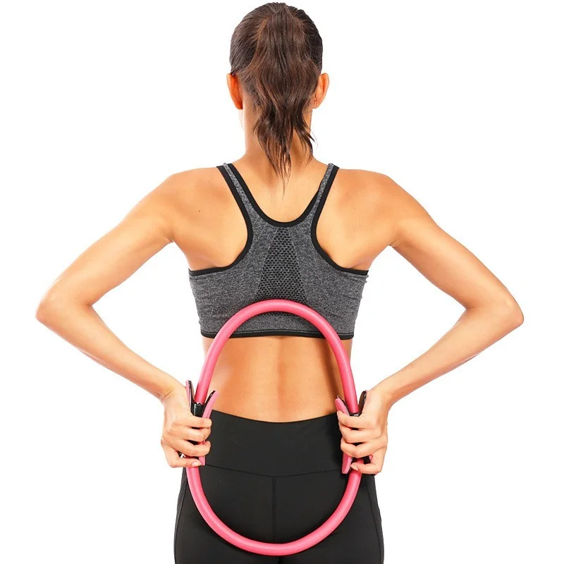 

Yoga Ball Magic Ring Pilates Circle Exercise Equipment Workout Fitness Training Resistance Support Tool Stretch Band Gym
