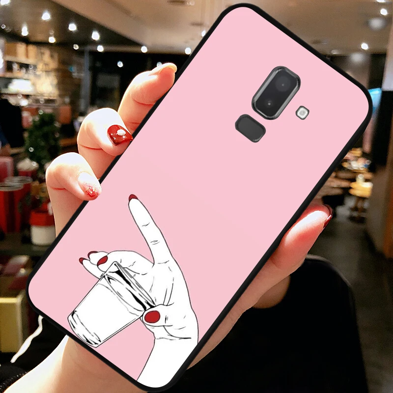 Мягкий чехол для samsung Galaxy J8 J7 Duo J6 J4 Plus Prime 2018 TPU |
