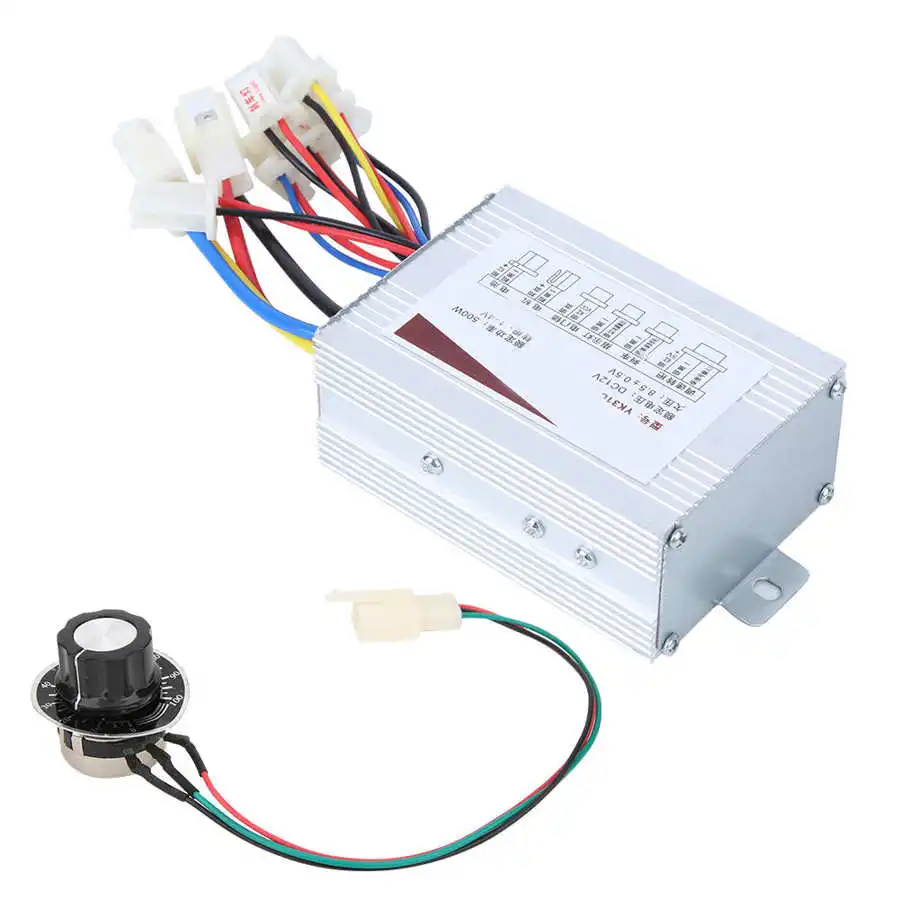 Прочный щетчатый контроллер 12 В 500 Вт фиксированная Ручка вращения переключатель