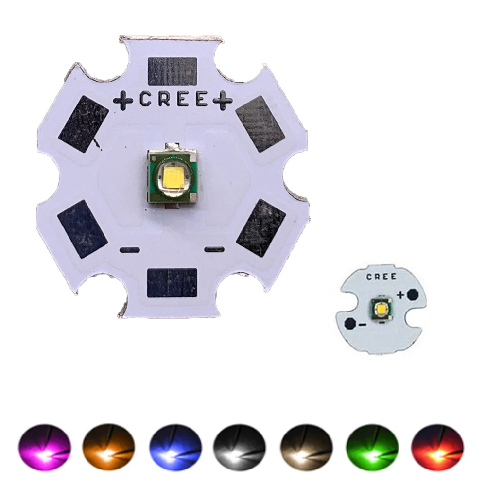 10 шт. 3W Cree светодиодный XPE XP E R3 высокое Powr чип теплый белый холодный 3000K 4500K 6500K с 20