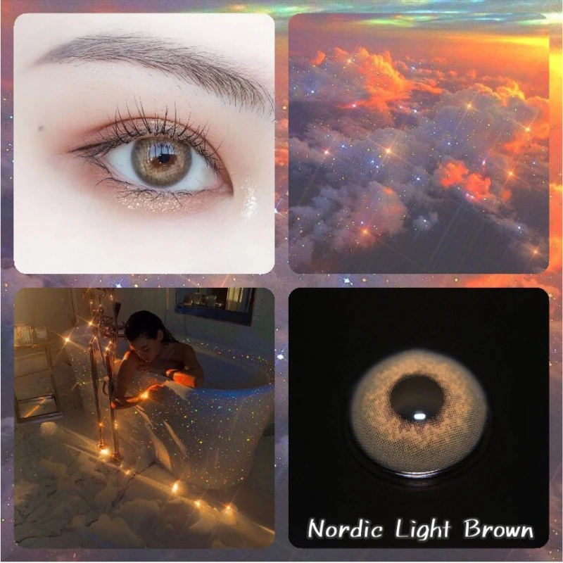 ksseye nordiclight brown eye contacts color contact lens contacts lenses eye contacts with color free global shipping