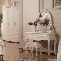 white european mirror table dresser french bedroom furniture o1185
