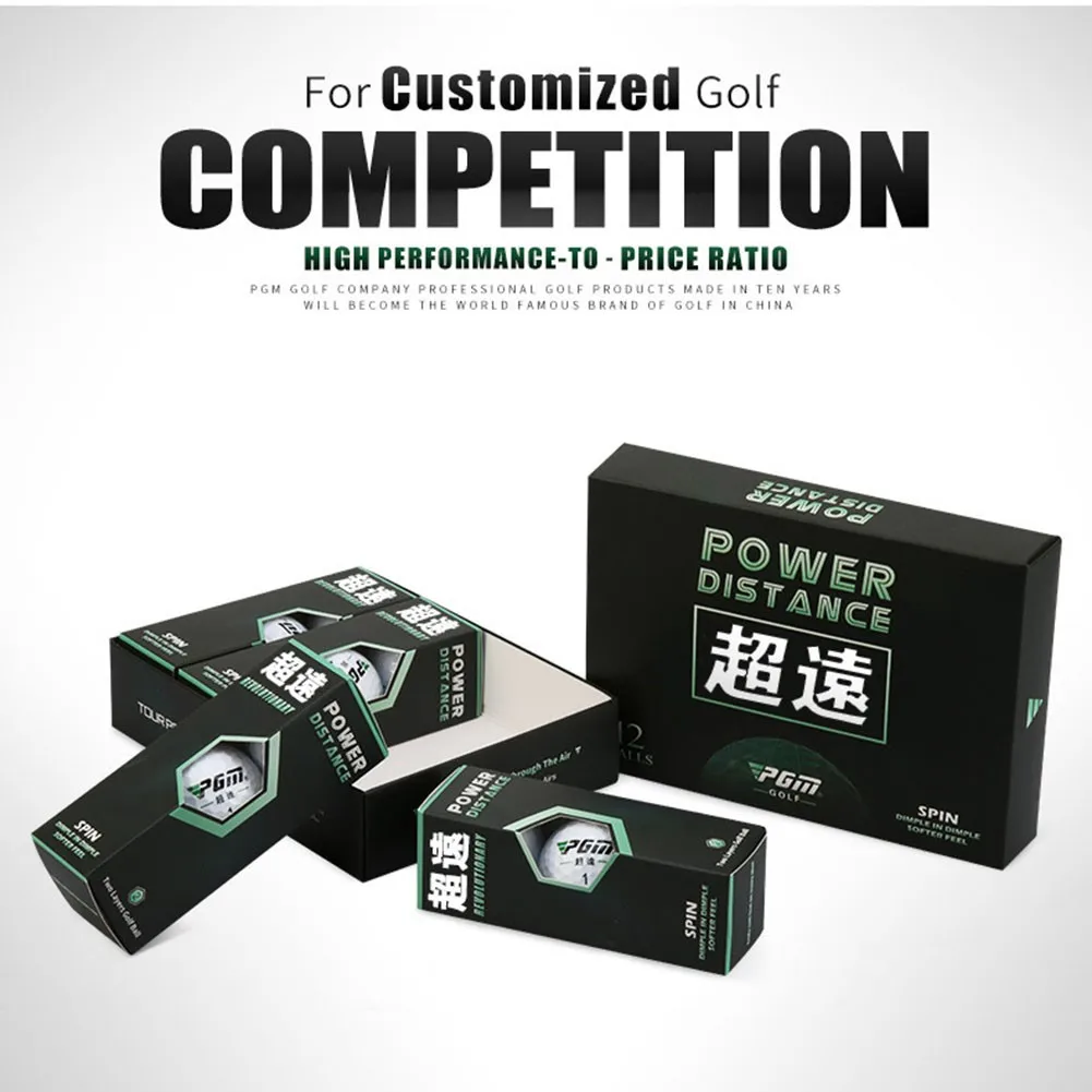 

12PCS/Box Golf Ball Ball Practice Professional Putter Useful Accessories