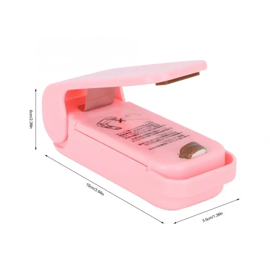 Mini Portable Manual Vacuum Sealer Fresh-keeping Food Snack Sealing Machine Home Office Convenient Storage Tools | Дом и сад