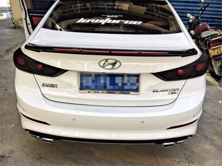Спойлер для Hyundai Elantra 2016 2018 спойлер DDYWC из АБС пластика цветной задний