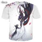 Мужская и женская летняя футболка, пуловер, футболка с 3D-принтом Grandmaster Of Demonic Culture Anime Mo Dao Zu Shi, свободная футболка, одежда