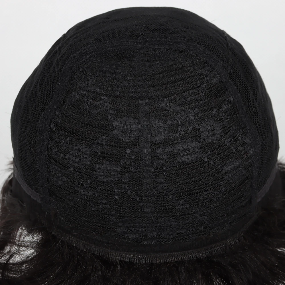 

Finger Wave Wigs 100% Human Hair Pixie Cut Short Curly Wigs College Peruvian Remy Short Bob Wigs For Black Woman Full Machine