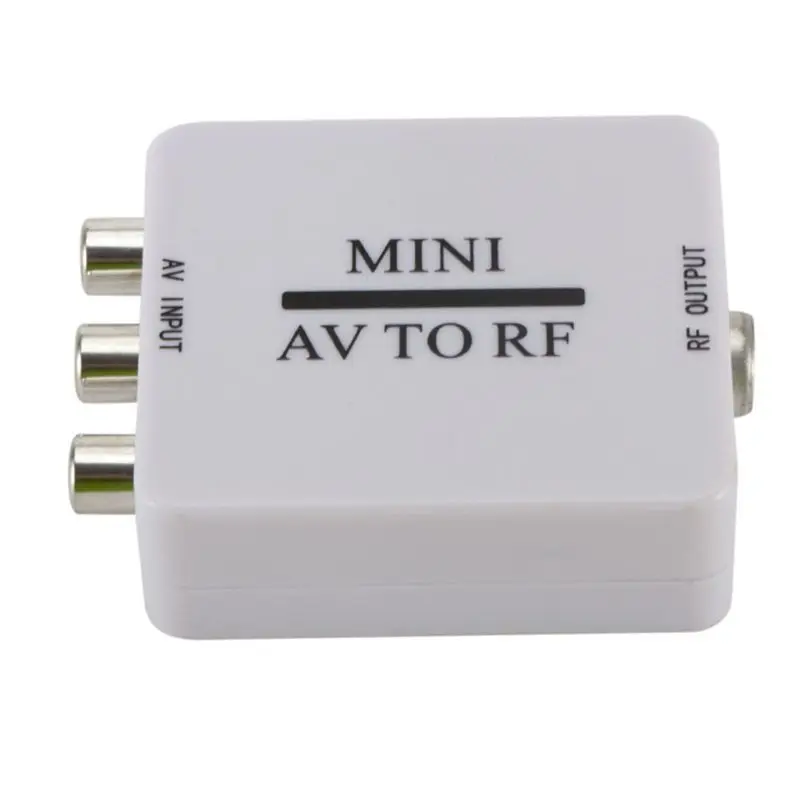OOTDTY мини HD видео преобразователь коробка AV к RF видеоадаптер поддержка