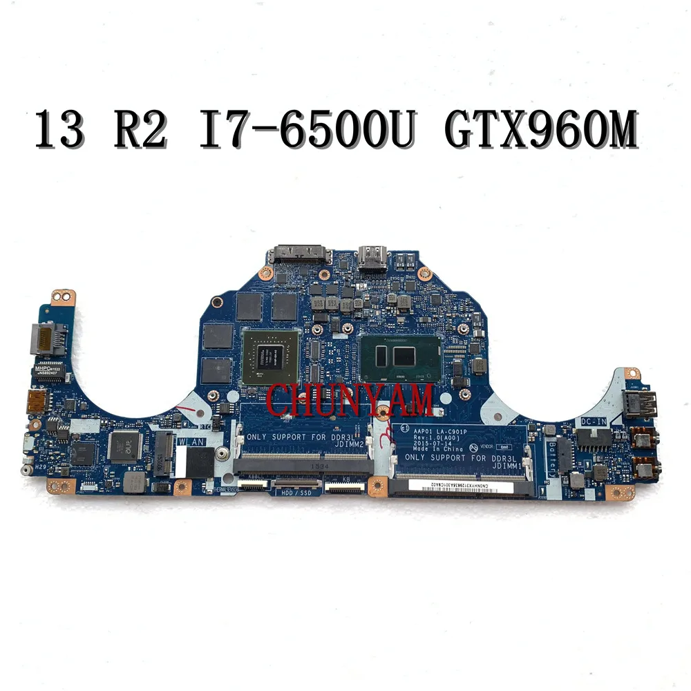 Новая деталь GT960M/4 ГБ для dell Alienware 13 R2 материнская плата игрового ноутбука