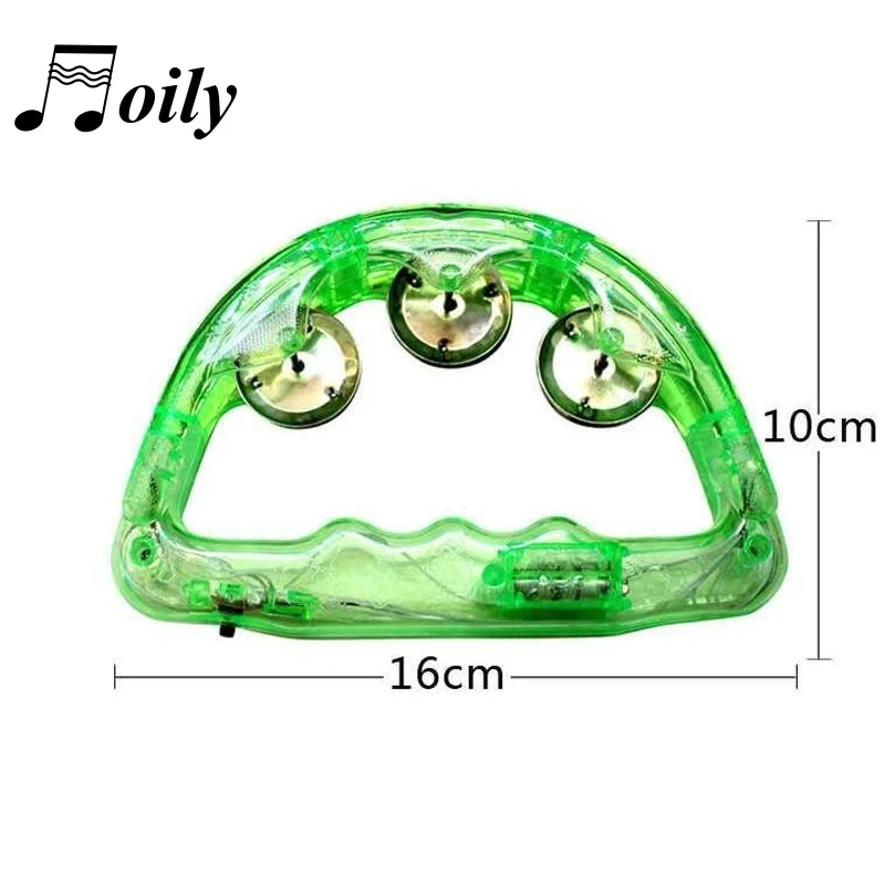 Ручной мигание бубен светодиодные фонари вечерние бар колокол игрушка