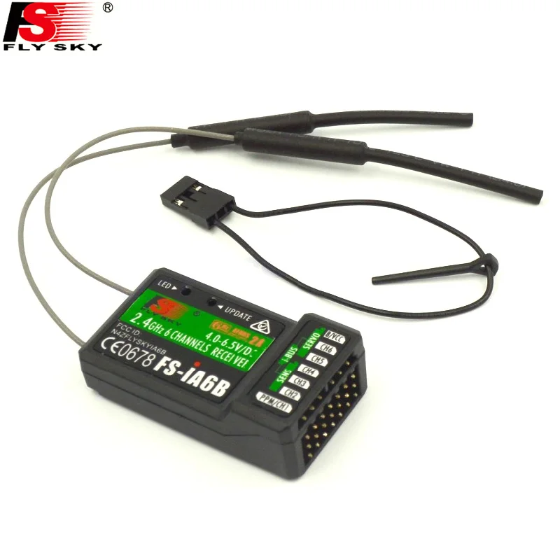 2 4G 6CH Flysky FS iA6B приемник PPM выход с iBus порт совместимый i4 i6 i10 передатчик Прямая